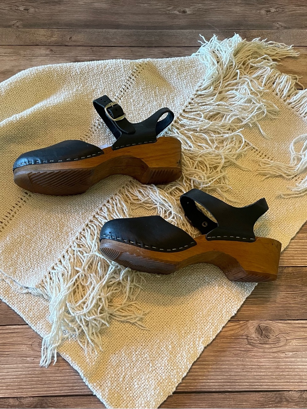 Mia Sofia Swedish Wooden Clogs